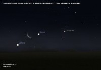 Il cielo di gennaio 2019