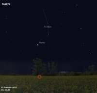 Il cielo di febbraio 2019