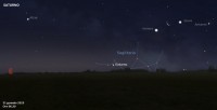 Il cielo di gennaio 2019